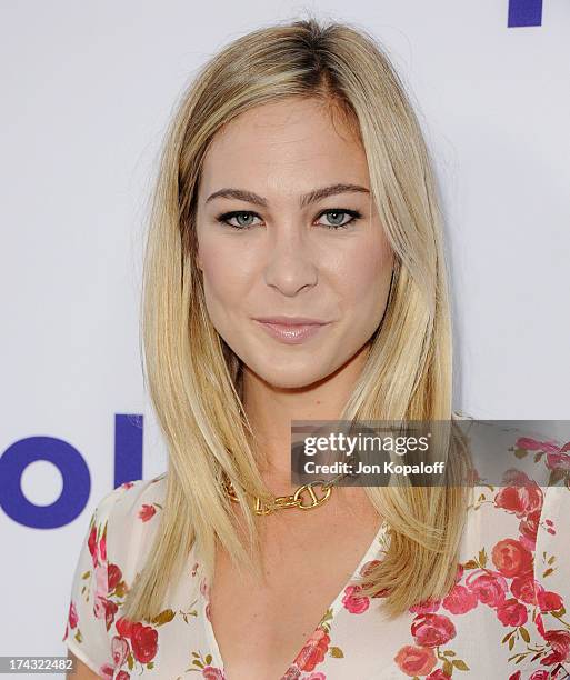 Actress Molly McQueen arrives at the Los Angeles Premiere "The To Do List" at the Regency Bruin Theater on July 23, 2013 in Westwood, California.