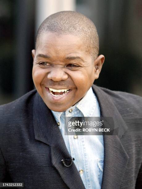 Former child actor Gary Coleman smiles on Sunset Blvd in Los Angeles, CA, 13 August 2003. Coleman is one of more than 100 candidates in the...