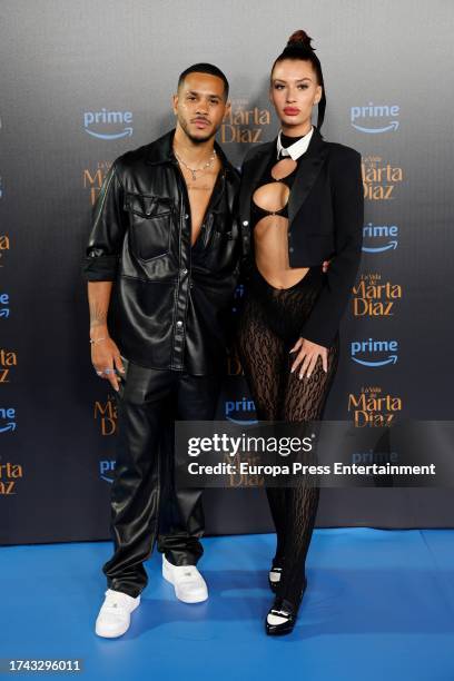 Jonathan Maravilla Alonso and Nerea Mia at the premiere of Prime Video's 'La vida de Marta Diaz' at Kinepolis Ciudad de la Imagen on October 18, 2023...