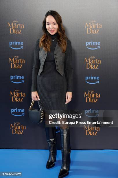 Ana Antic at the premiere of Prime Video's 'La vida de Marta Diaz' at Kinepolis Ciudad de la Imagen on October 18, 2023 in Madrid, Spain.