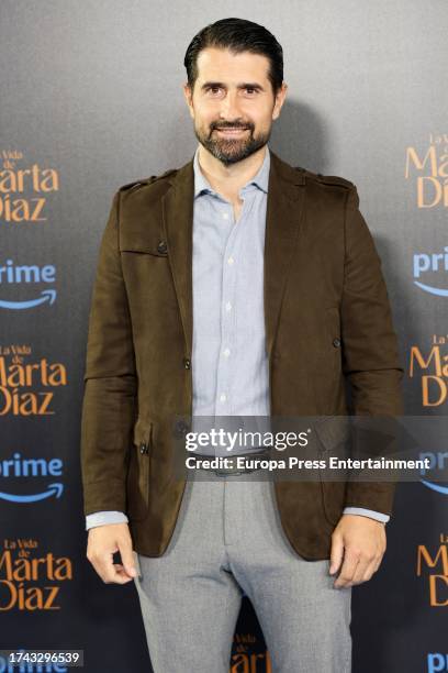 Ruben de la Red at the premiere of Prime Video's 'La vida de Marta Diaz' at Kinepolis Ciudad de la Imagen on October 18, 2023 in Madrid, Spain.