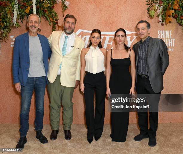 Craig Emanuel, Liel Leibovitz, Odeya Rush, Swell Ariel Or and Rabbi David Wolpe attend Variety Hollywood & Antisemitism Summit Presented by The...