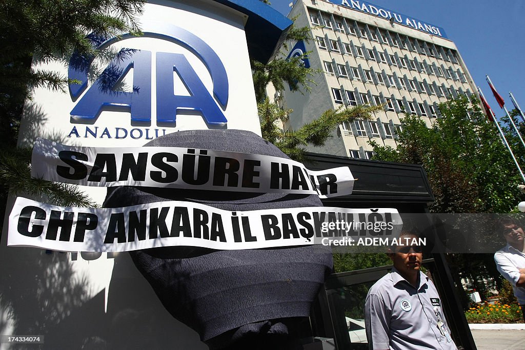 TURKEY-MEDIA-DEMONSTRATION-ANADOLU