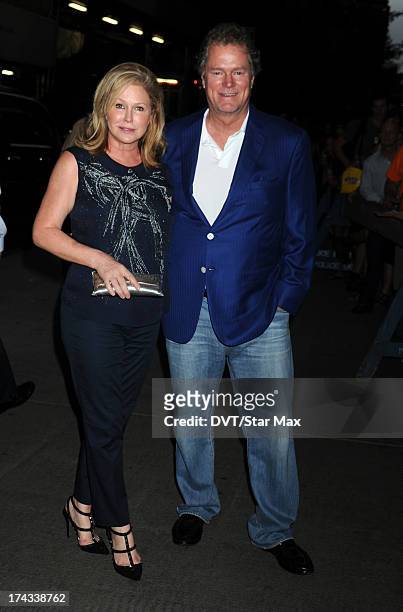Kathy Hilton and Rick Hilton as seen on July 23, 2013 in New York City.