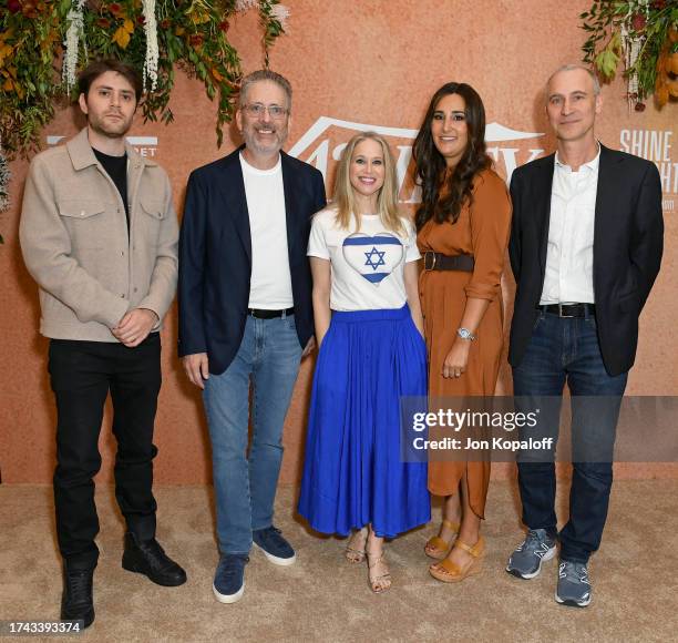 David Weil, Bill Prady, Ilana Wernick, Founder and Director of Jew in the City Allison Josephs and Joel Fields attend Variety Hollywood &...