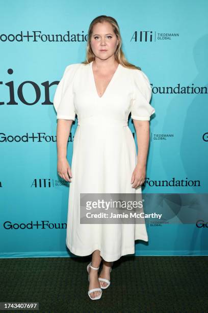 Amy Schumer attends the 2023 Good+Foundation “A Very Good+ Night of Comedy” Benefit at Carnegie Hall on October 18, 2023 in New York City.