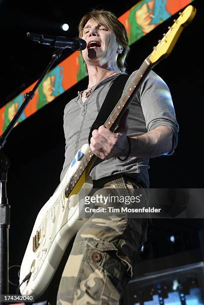 John Rzeznik of Goo Goo Dolls performs in support of the bands' Magnetic release at Sleep Train Pavilion on July 23, 2013 in Concord, California.