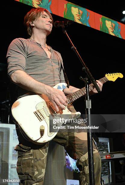 John Rzeznik of Goo Goo Dolls performs in support of the bands' Magnetic release at Sleep Train Pavilion on July 23, 2013 in Concord, California.