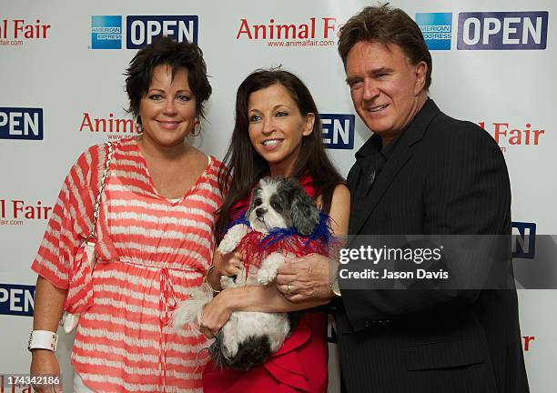 Kelly Lang, Wendy Diamond and TG Sheppard the AnimalFair.com Bark Breakfast Benefiting K9s For Warriors at the Loews Vanderbilt Hotel on July 24,...