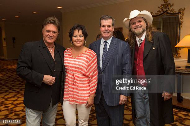 Shephard, Kelly Lang, Karl Dean and Guy Gilchrist attends AnimalFair.com Bark Breakfast Benefiting K9s For Warriors at the Loews Vanderbilt Hotel on...