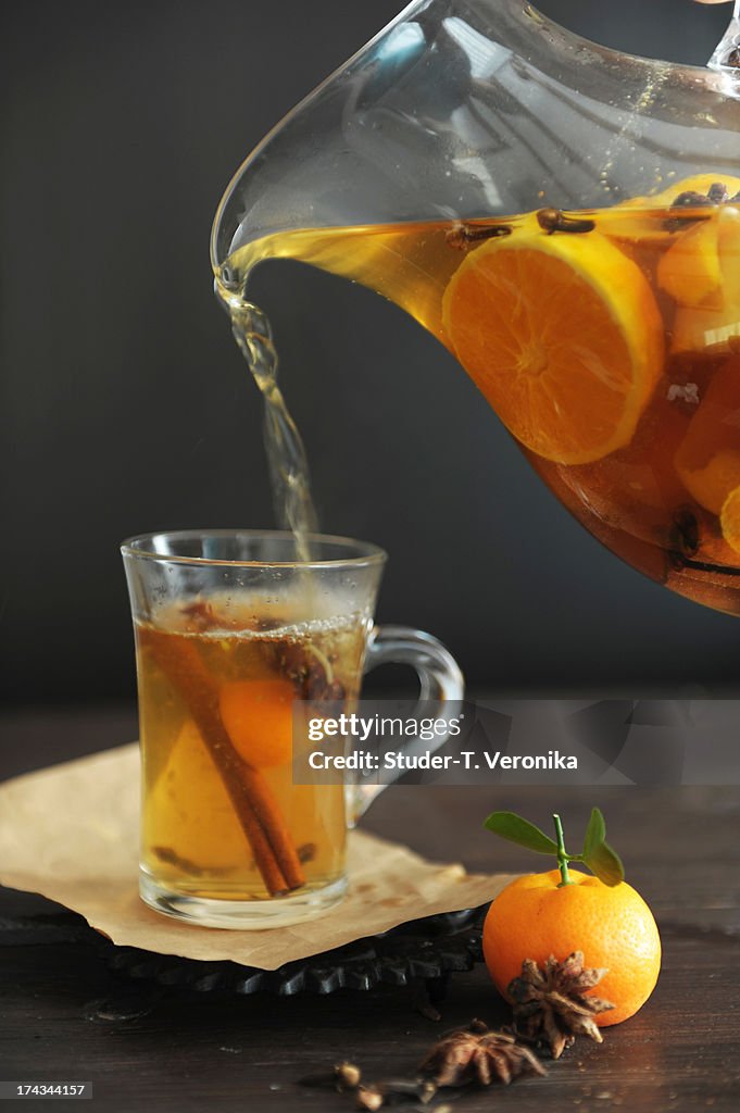 Spiced orange tea