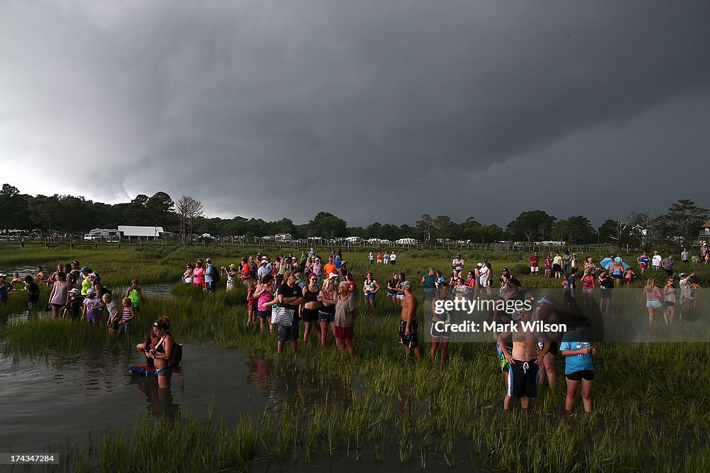 Assateague Wild Ponies Make Annual Swim To Chincoteague Island