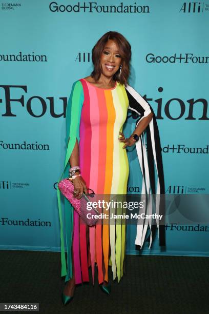 Gayle King attends the 2023 Good+Foundation “A Very Good+ Night of Comedy” Benefit at Carnegie Hall on October 18, 2023 in New York City.