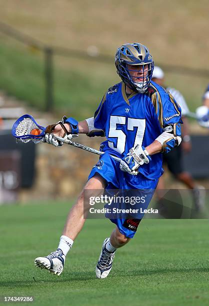 Peet Poillon of the Charlotte Hounds during their game at American Legion Memorial Stadium on July 20, 2013 in Charlotte, North Carolina.