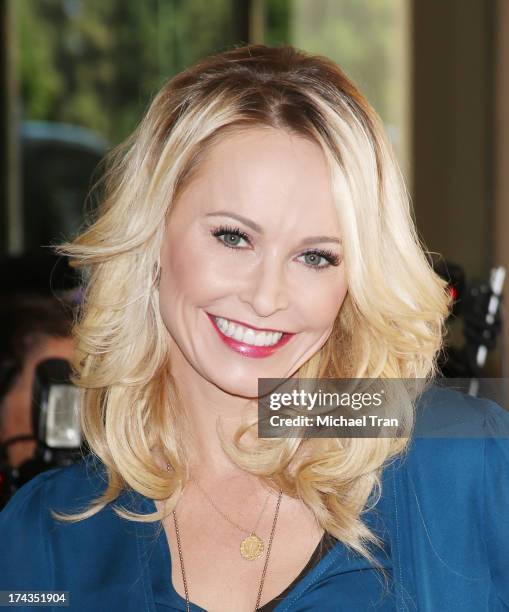 Josie Bissett arrives at the Television Critic Association's Summer press tour - Hallmark Channel & Hallmark Movie Channel party held at The Beverly...