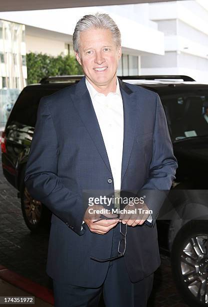 Bruce Boxleitner arrives at the Television Critic Association's Summer press tour - Hallmark Channel & Hallmark Movie Channel event held at The...