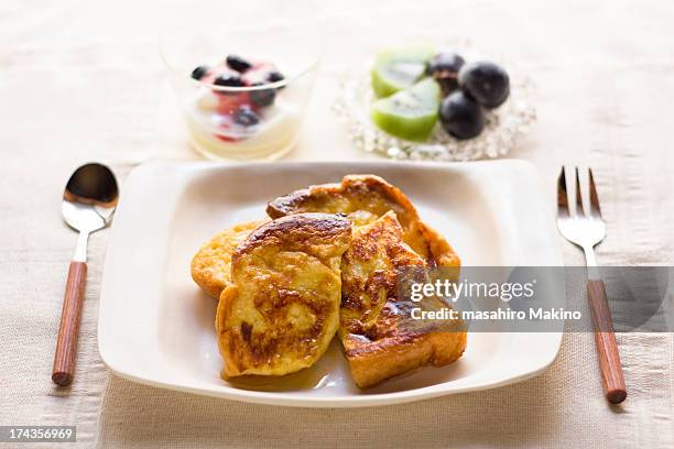 french toast - pain perdu ストックフォトと画像