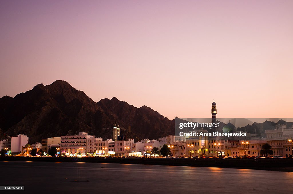 Sunset in Muscat