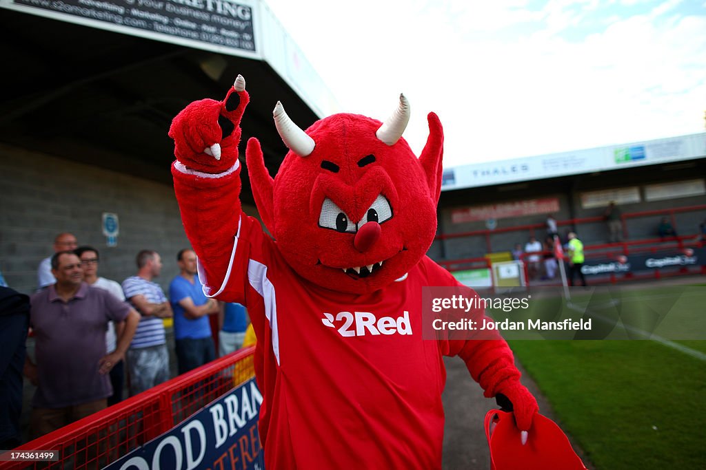 Crawley Town FC Mascot Reggie During The Pre season Friendly News crawley-town-fc-mascot-reggie-during-the-pre-season-friendly-news