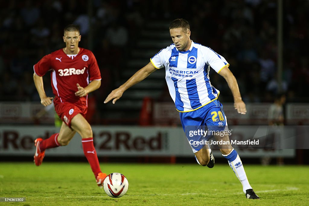 Crawley Town v Brighton & Hove Albion - Pre Season Friendly