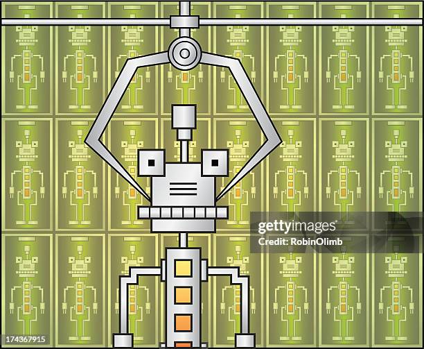 Ropoot 179 Robot Arm Warehouse High Res Illustrations - Getty Images