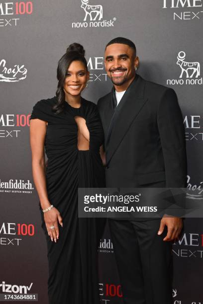 Football quarterback Jalen Hurts attends the TIME 100 Next Gala in New York City on October 24, 2023. TIME's annual TIME100 Next list recognizes 100...
