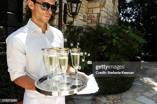 General View of Lorena Sarbu Resort 2014 Luncheon on July 24, 2013 in Beverly Hills, California.