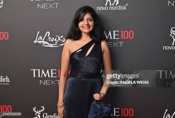 Indian journalist Nandita Venkatesan attends the TIME 100 Next Gala in New York City on October 24, 2023. TIME's annual TIME100 Next list recognizes...