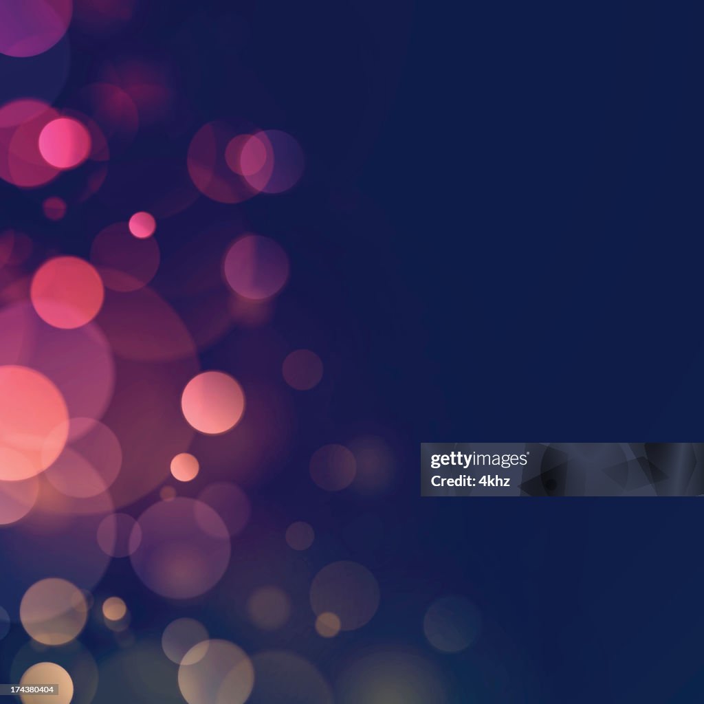 Blurry lights vector background