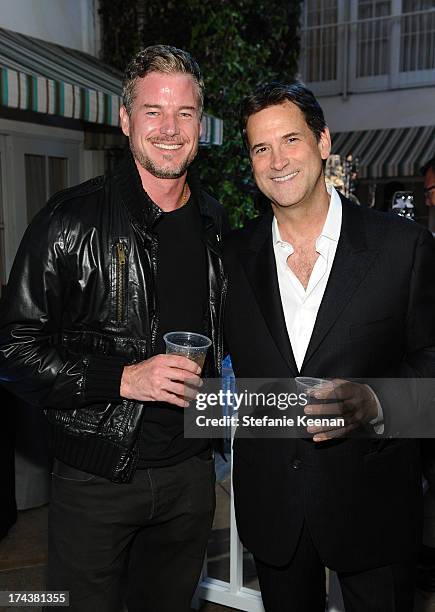 Actor Eric Dane and Michael Wright, President, Head of Programming TNT, TBS & TCM attend TNT 25TH Anniversary Party during Turner Broadcasting's 2013...