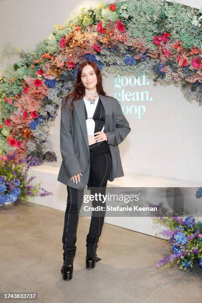 Marta Pozzan attends as Gwyneth Paltrow Celebrates The Launch Of good.clean.goop at Goop on October 18, 2023 in Santa Monica, California.
