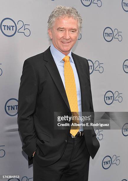 Actor Patrick Duffy arrives to TNT's 25th Anniversary Party at The Beverly Hilton Hotel on July 24, 2013 in Beverly Hills, California.