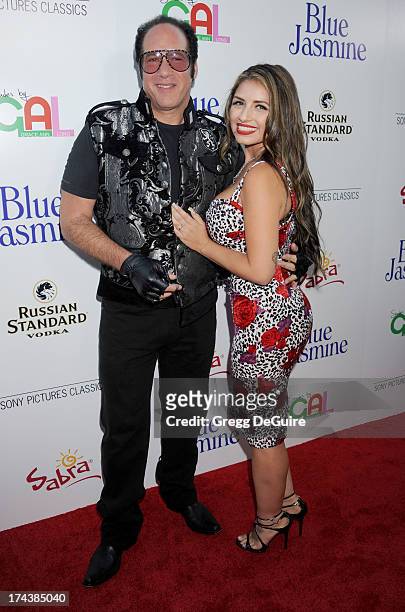 Actor/comedian Andrew Dice Clay and wife Valerie Vasquez arrive at the Los Angeles premiere of "Blue Jasmine" at the Academy of Motion Picture Arts...