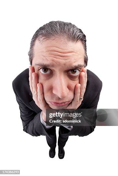 the worrier - fish eye lens stock pictures, royalty-free photos & images
