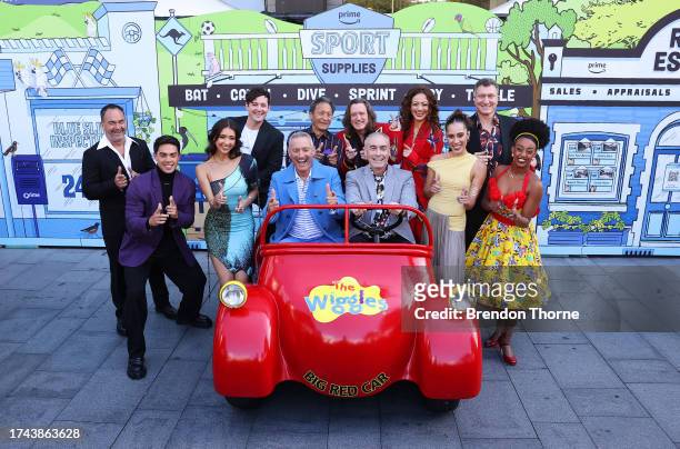Paul Field, Managing Director of the Wiggles, John Pearce, Lucia Field, Lachlan Gillespie, Anthony Field, Jeff Fatt, Murray Cook, Greg Page, Caterina...
