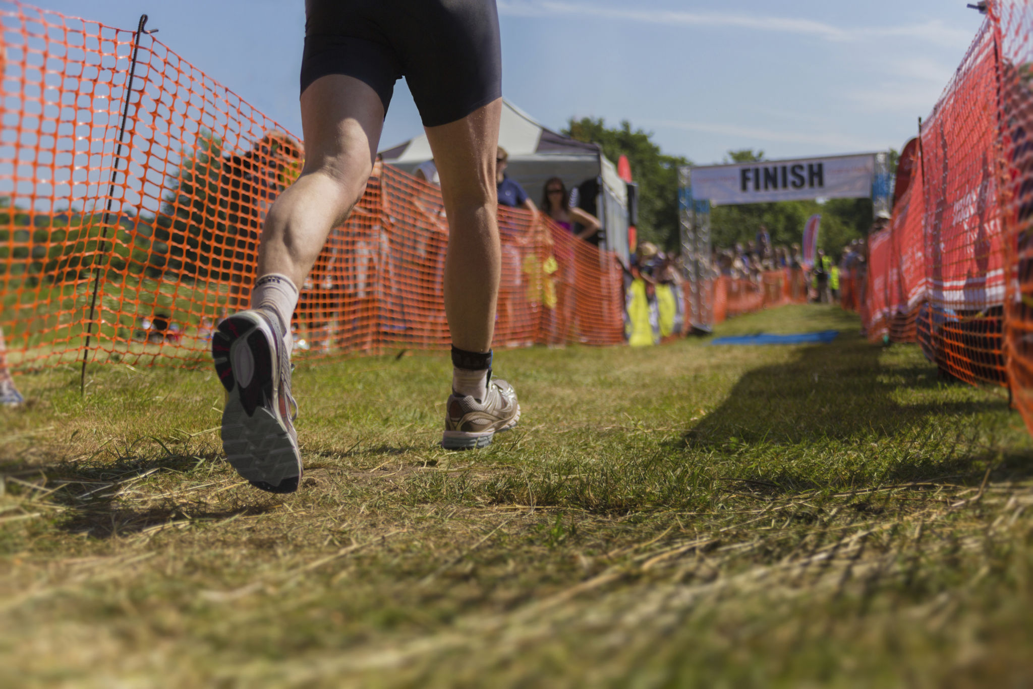 triathlon finish line