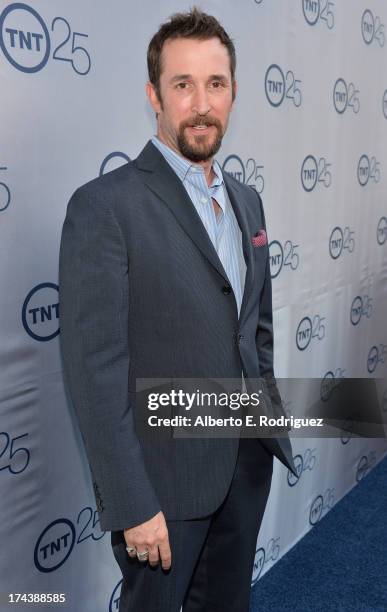 Actor Noah Wyle arrives to TNT's 25th Anniversary Party at The Beverly Hilton Hotel on July 24, 2013 in Beverly Hills, California.