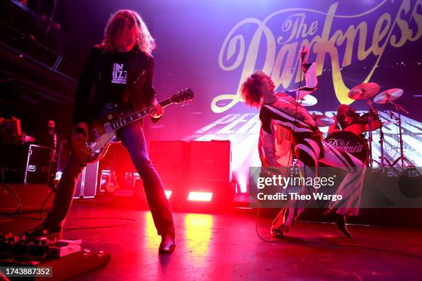 Of The Darkness performs at Terminal 5 in NYC on October 18, 2023 in New York City.