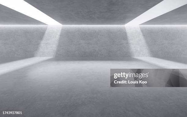 3d rendering architectural background - hangar stock-fotos und bilder
