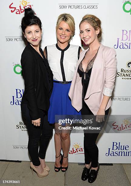 Actresses Briana Cuoco, Ali Fedotowsky and Ashley Jones attend the afterparty for AFI And Sony Picture Classics' Hosts The Premiere Of "Blue Jasmine"...