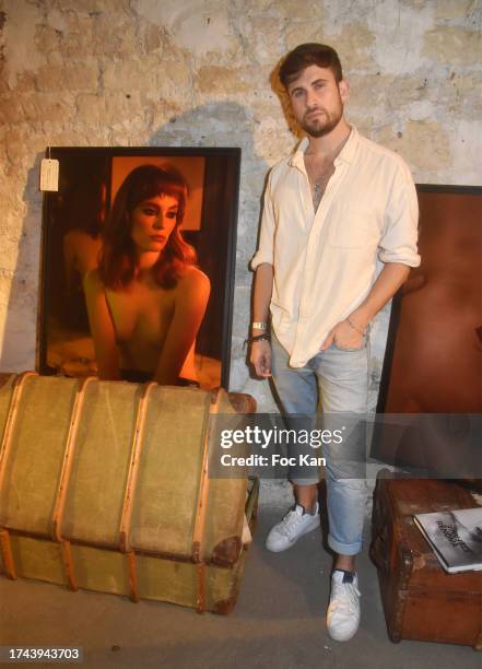 Yanis Bargoin attends “Identity” Stefanie Renoma preview at Quartier General 18, 2023 in Paris, France.