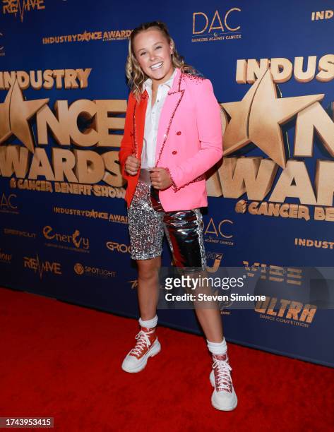 Jojo Siwa attends the 2023 Industry Dance Awards and Cancer Benefit Show at Avalon Hollywood & Bardot on October 18, 2023 in Los Angeles, California.