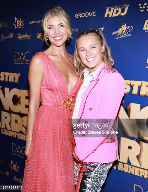 Amanda Kloots and JoJo Siwa attend the 2023 Industry Dance Awards and Cancer Benefit Show at Avalon Hollywood & Bardot on October 18, 2023 in Los...
