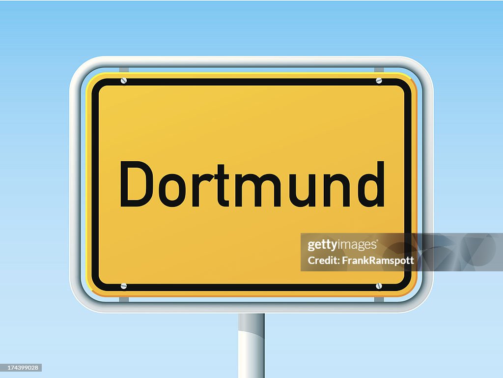 Dortmund ドイツ市の道路交通標識