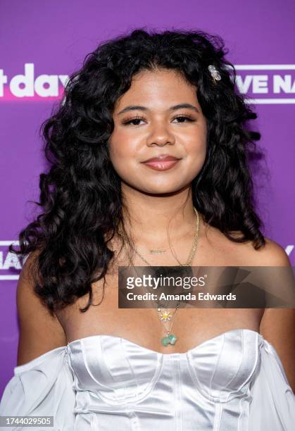 Singer Maile Masako Brady attends GLAAD's 5th Annual #SpiritDay Concert at The Belasco on October 18, 2023 in Los Angeles, California.