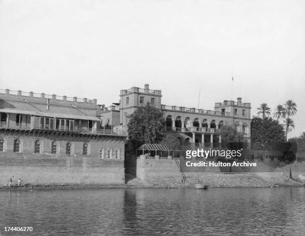 The British Air General Headquarters on the Tigris River, Baghdad, Iraq, circa 1940.
