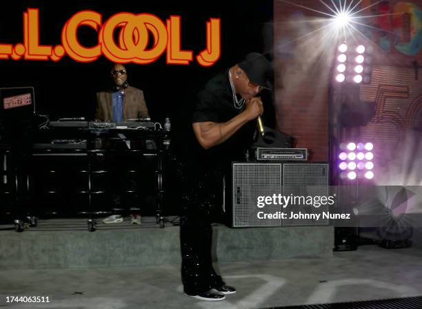 Jazzy Jeff and LL Cool J perform onstage during City of Hope's 2023 Music, Film & Entertainment Industry Spirit of Life® Gala honoring Lyor Cohen,...