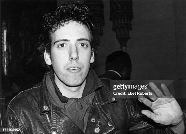 Guitarist Mick Jones, of English punk group The Clash, 1979.