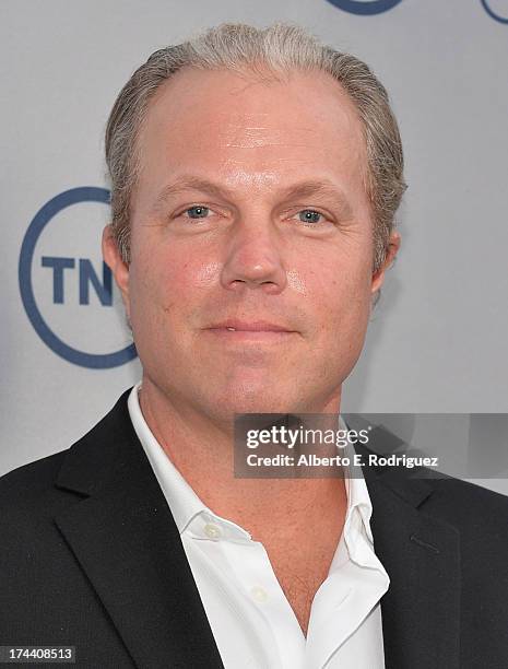 Actor Adam Baldwin arrives to TNT's 25th Anniversary Party at The Beverly Hilton Hotel on July 24, 2013 in Beverly Hills, California.