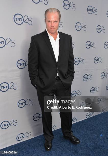 Actor Adam Baldwin arrives to TNT's 25th Anniversary Party at The Beverly Hilton Hotel on July 24, 2013 in Beverly Hills, California.